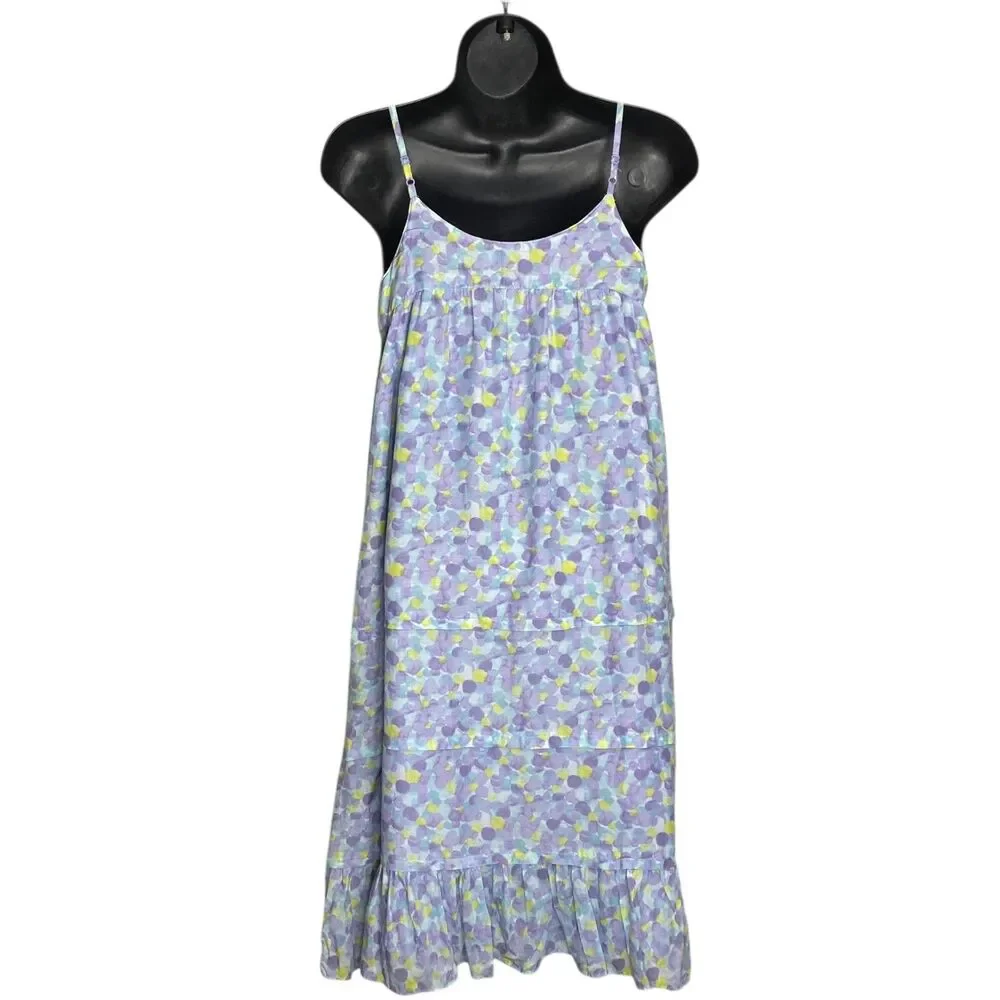 GAP Kids Dress Girls XXL (14-16) Silk Cotton Tiered Ruffle Sleeveless Lined NWT